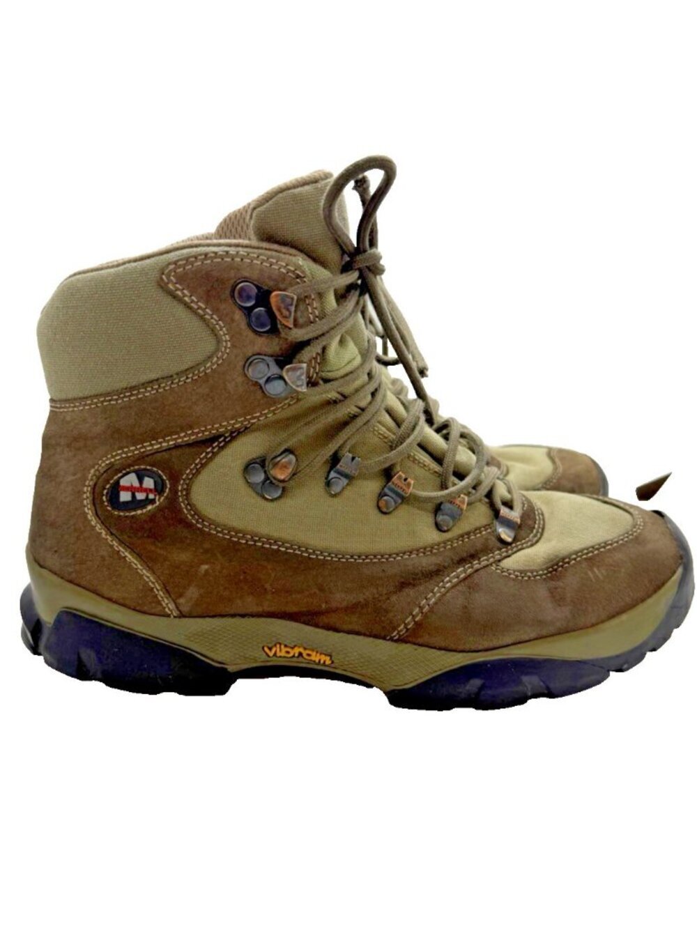 Merrell Eagle III Hedge Stone Suede Trail 7" Hiking Boots Men's Sz 10 Vibram
